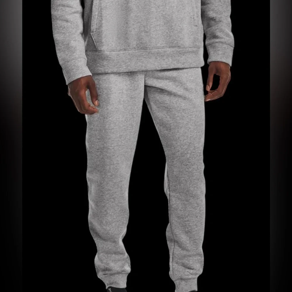 Under Armour Men's Hustle Fleece Heather Gray Joggers Men’s XL